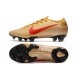 Nike Buty piłkarskie Mercurial Vapor 13 Elite FG Złoty Czerwony