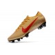 Nike Buty piłkarskie Mercurial Vapor 13 Elite FG Złoty Czerwony
