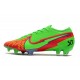 Nike Buty piłkarskie Mercurial Vapor 13 Elite FG Zielony Czerwony
