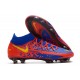 Buty 2021 Nike Phantom GT Elite DF FG Niebieski Czerwony Zawistny