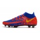 Buty 2021 Nike Phantom GT Elite DF FG Niebieski Czerwony Zawistny