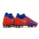 Buty 2021 Nike Phantom GT Elite DF FG Niebieski Czerwony Zawistny