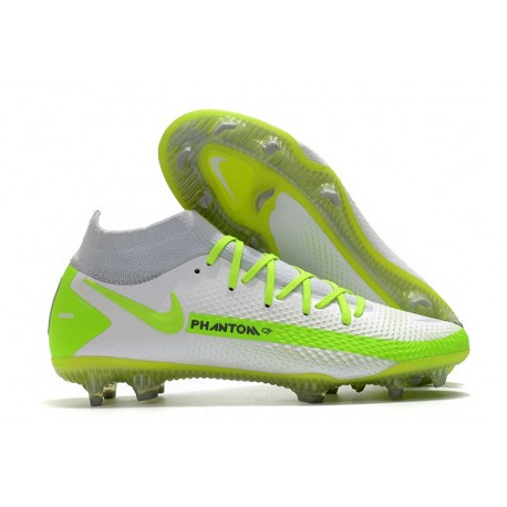 Buty 2021 Nike Phantom GT Elite DF FG Biały Zielony