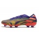 Buty Piłkarskie adidas Nemeziz 19.1 FG - Fioletowy Zielony Różowy