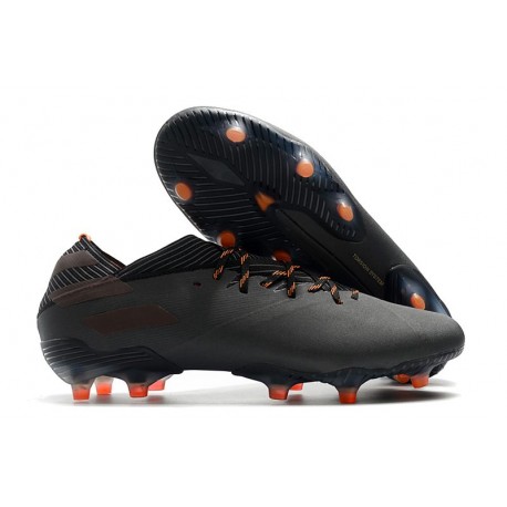 Buty Piłkarskie adidas Nemeziz 19.1 FG - Czarny Pomarańczowy