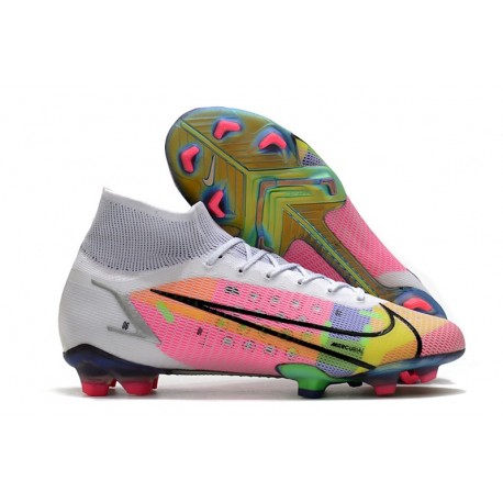 Nike Mercurial Superfly VIII Elite FG 2021 Biały Różowy