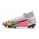 Nike Mercurial Superfly VIII Elite FG 2021 Biały Różowy