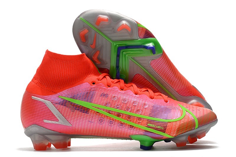 若者に人気のブランド FG Elite VIII Superfly Mercurial Nike 2021 Srebro Czerwony シューズ
