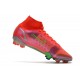 Nike Mercurial Superfly VIII Elite FG 2021 Czerwony Srebro Zielony