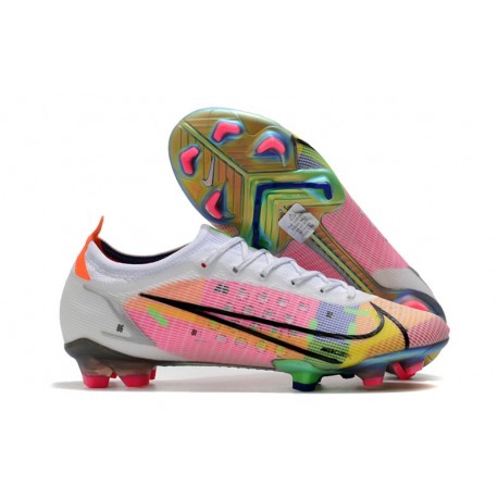 Korki Pilkarskie Nike Mercurial Vapor 14 Elite FG Biały Wielobarwność