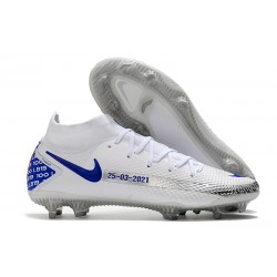 Buty 2021 Nike Phantom GT Elite DF FG Biały Czarny