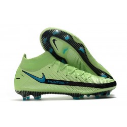 Buty 2021 Nike Phantom GT Elite DF FG Zielony Niebieski