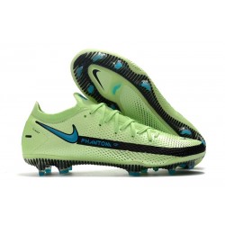 Nike Phantom GT Elite FG Buty Pilkarskie - Zielony Czarny Niebieski