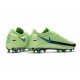 Nike Phantom GT Elite FG Buty Pilkarskie - Zielony Czarny Niebieski