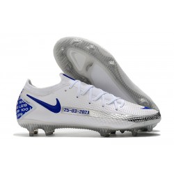 Nike Phantom GT Elite FG Buty Pilkarskie - Biały Niebieski