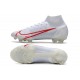 Nike Mercurial Superfly 8 Elite FG Biały Czerwony