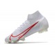 Nike Mercurial Superfly 8 Elite FG Biały Czerwony