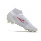 Nike Mercurial Superfly 8 Elite FG Biały Czerwony