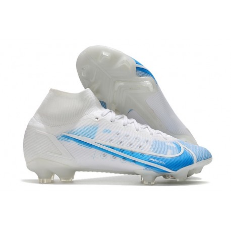 Nike Mercurial Superfly VIII Elite FG 2021 Biały Niebieski