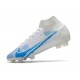 Nike Mercurial Superfly VIII Elite FG 2021 Biały Niebieski