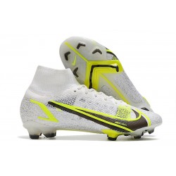 Nike Mercurial Superfly VIII Elite FG 2021 Biały Czarny Zawistny