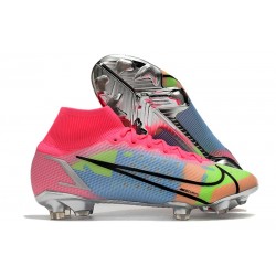 Nike Mercurial Superfly VIII Elite FG 2021 Różowy Niebieski Zielony