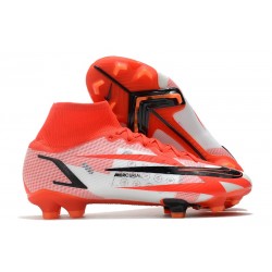 Nike Mercurial Superfly 8 Elite FG Czerwony Biały Czarny