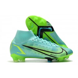 Nike Mercurial Superfly 8 Elite FG Niebieski Zielony