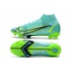 Nike Mercurial Superfly 8 Elite FG Niebieski Zielony