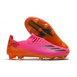 Korki Piłkarskie adidas X Ghosted.1 FG Różowy Czarny Pomarańczowy