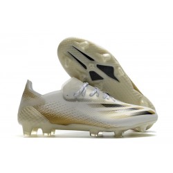 Korki Piłkarskie adidas X Ghosted.1 FG Biały Złoto Czarny