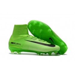 Buty piłkarskie Meskie Nike Mercurial Superfly 5 FG Elektryczny Zielony Czarny Zielony