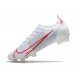 Korki Pilkarskie Nike Mercurial Vapor 14 Elite FG Biały Czerwony