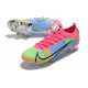 Buty Nike Mercurial Vapor XIV Elite FG Różowy Niebieski Czarny