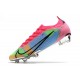 Buty Nike Mercurial Vapor XIV Elite FG Różowy Niebieski Czarny