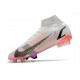 Nike Mercurial Superfly 8 Elite FG Biały Czerwony Czarny