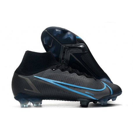 Nike Mercurial Superfly 8 Elite FG Czarny Niebieski