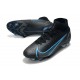 Nike Mercurial Superfly 8 Elite FG Czarny Niebieski