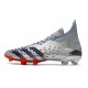Buty adidas Predator Freak+ FG Srebro Czarny Czerwony