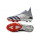 Buty adidas Predator Freak+ FG Srebro Czarny Czerwony