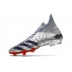 Buty adidas Predator Freak+ FG Srebro Czarny Czerwony