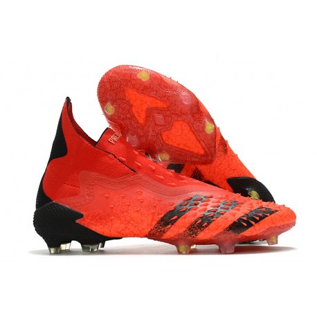 Buty adidas Predator Freak+ FG Czerwony Czarny