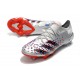 Buty adidas Predator Freak.1 Low FG Srebro Czerwony Czarny