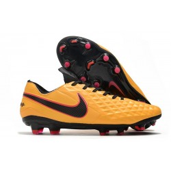 Nike Tiempo Legend VIII Elite FG Korki Pilkarskie Pomarańczowy Czarny