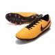 Nike Tiempo Legend VIII Elite FG Korki Pilkarskie Pomarańczowy Czarny